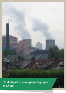 smokestacks from industrial pollution